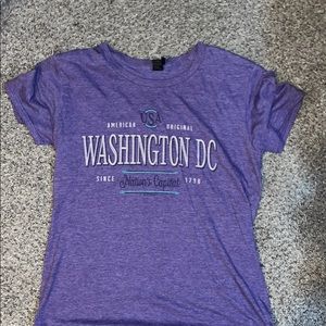 Washington, d.c. purple tee-shirt